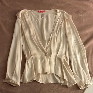 Vintage- Christian Lacroix Cream Blouse